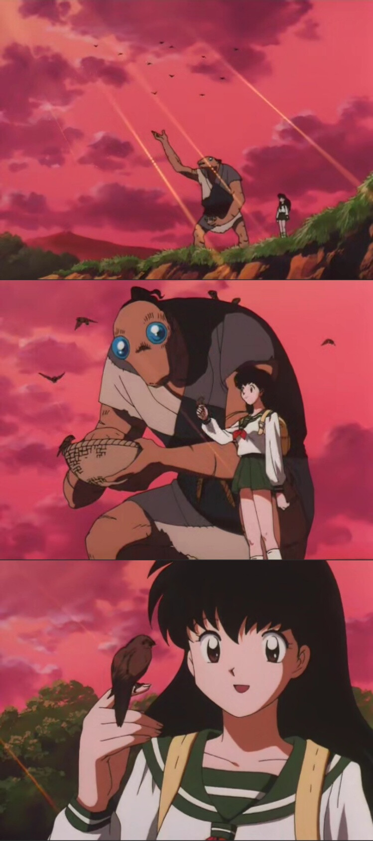 犬夜叉日暮戈薇珊瑚神乐自制壁纸