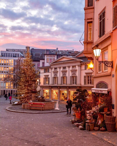 瑞士黄昏时分。ins：amir_asani13