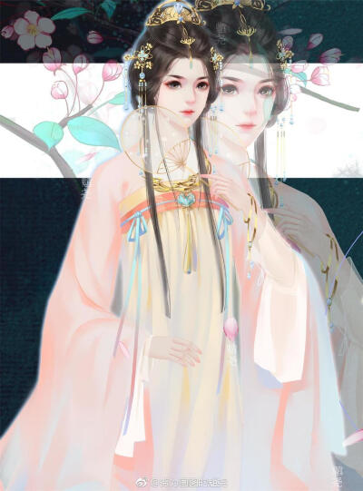 〔古风美人〕绘师：努力画画的魈尧