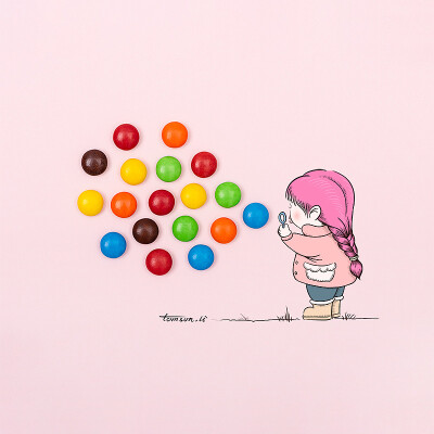 日常创意插画 By_Tomson.li_站酷