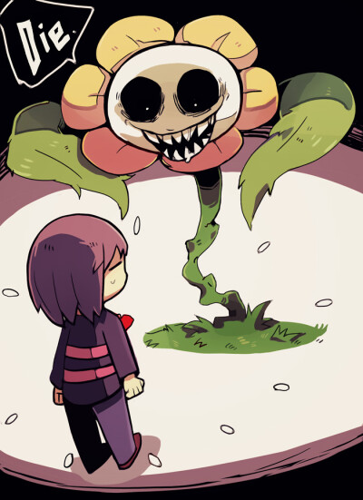 寺田てら 插图 动漫 电波 p站 undertale