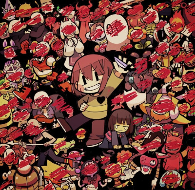 寺田てら 插图 动漫 电波 p站 undertale