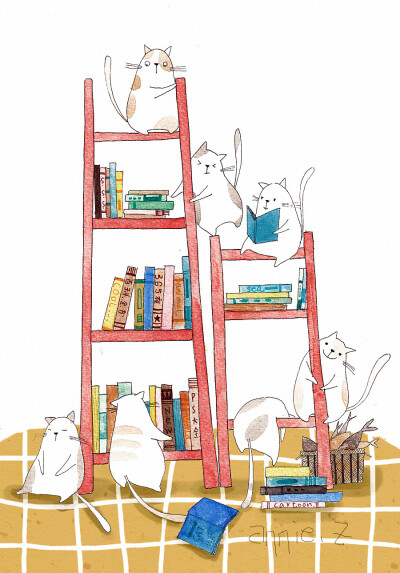 插画/猫啊猫