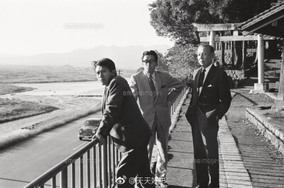 【他们】珍贵的合影：安部公房与伊藤整；松本清张与檀一雄（1958）；安冈章太郎与坂口安吾；今东光与濑户内寂听；久世光彦与向田邦子；里见弴与泉镜花（1938）；志贺直哉与上司海云（1957）；水上勉、柴田錬三郎与高…