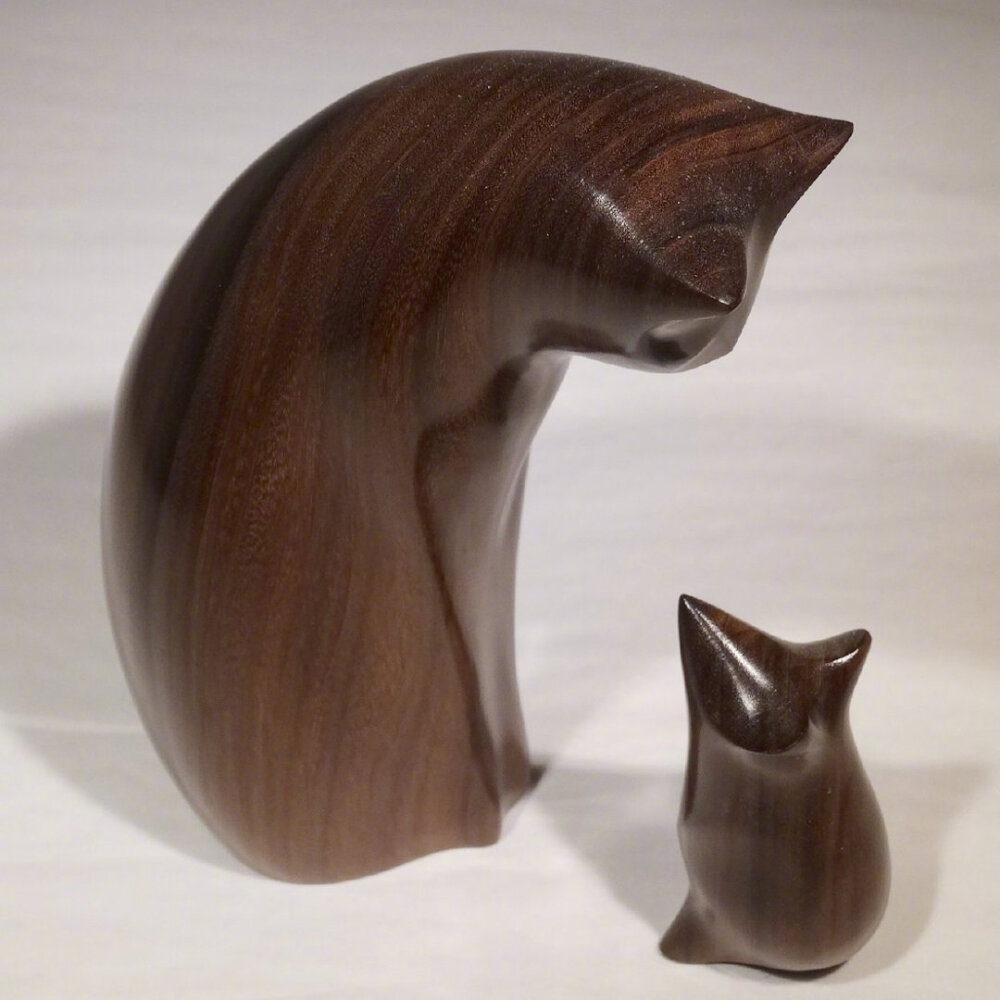 来自艺术家 perry lancaster 木雕作品 | perrylancasterwood.