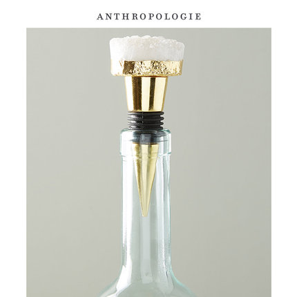 Anthropologie 玛瑙石瓶塞 美国进口家用红酒塞葡萄酒瓶塞密封塞