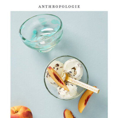 Anthropologie 玻璃冰沙餐碗 美国进口家用点心碗面碗汤碗餐具