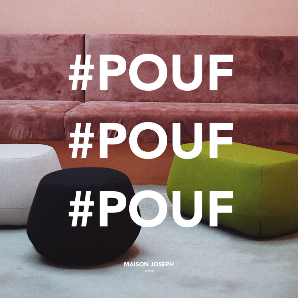 新品maisonjosephexperimentalpouf沙发凳