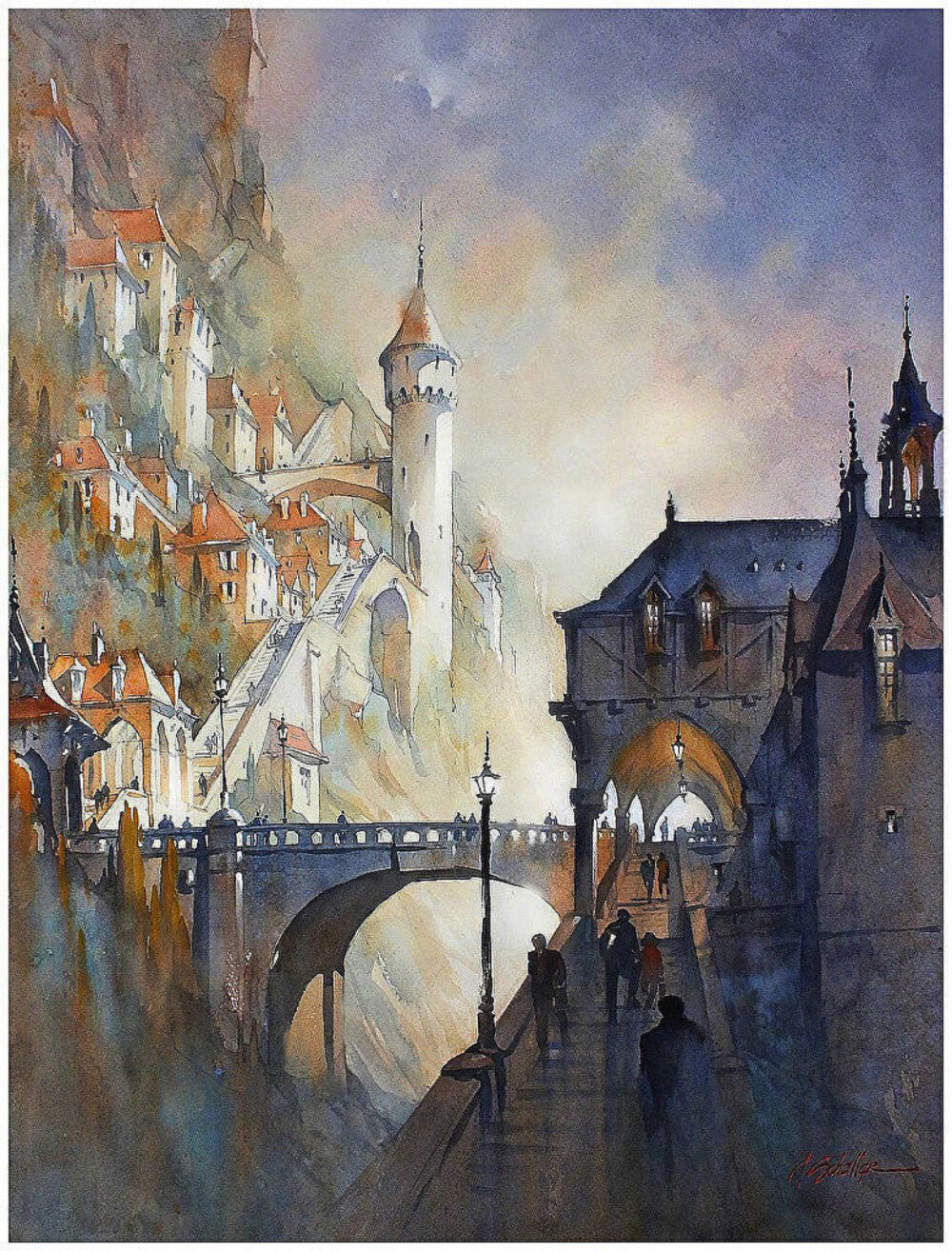 来自水彩画家 Thomas W Schaller 绘画作品 | thomasschaller.com ???