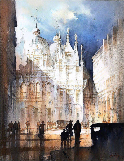 来自水彩画家 Thomas W Schaller 绘画作品 | thomasschaller.com ​​​