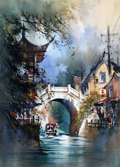 来自水彩画家 Thomas W Schaller 绘画作品 | thomasschaller.com ​​​