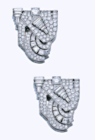 装饰艺术（Art deco）风格珠宝欣赏。