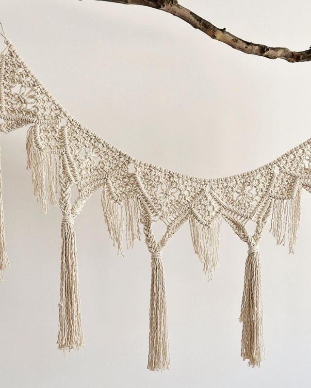 编织 短挂毯 装饰条