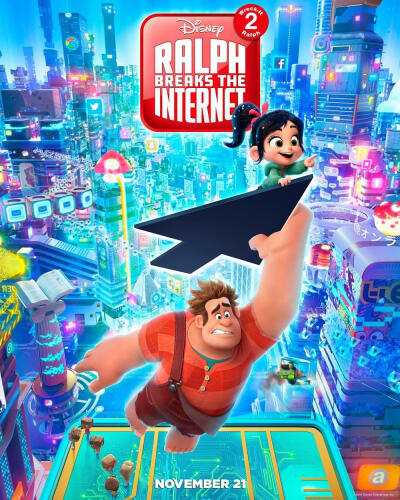 【2018-11-25】无敌破坏王2：大闹互联网 (2018)
Ralph Breaks the Internet