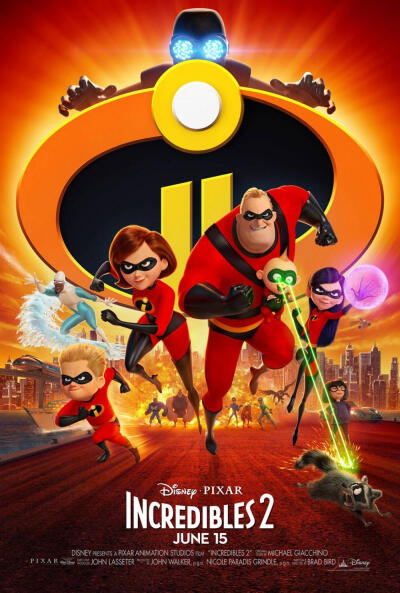 【2018-12-12】超人总动员2 (2018)
The Incredibles 2