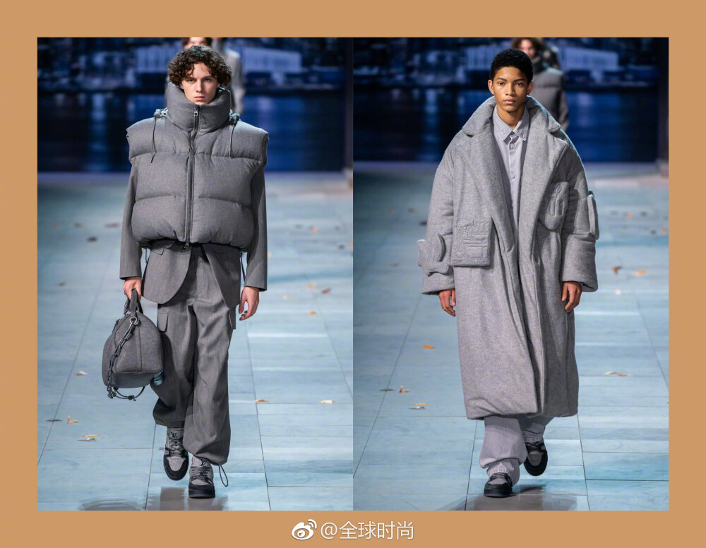 Louis Vuitton 2019男士秋冬系列Ⅰ从充满童真的卡通图案，到标志和平的地图旗帜，此次设计旨在传达起源与统一的初衷；形成巴洛克浮雕的压花和石灰色的巨型围巾，都是这次我最爱的亮点！里面有你喜欢的设计吗？