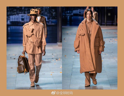 Louis Vuitton 2019男士秋冬系列Ⅰ从充满童真的卡通图案，到标志和平的地图旗帜，此次设计旨在传达起源与统一的初衷；形成巴洛克浮雕的压花和石灰色的巨型围巾，都是这次我最爱的亮点！里面有你喜欢的设计吗？