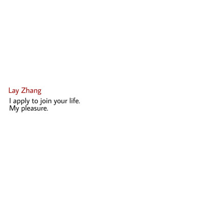 I apply to join your life.
–by.徐也