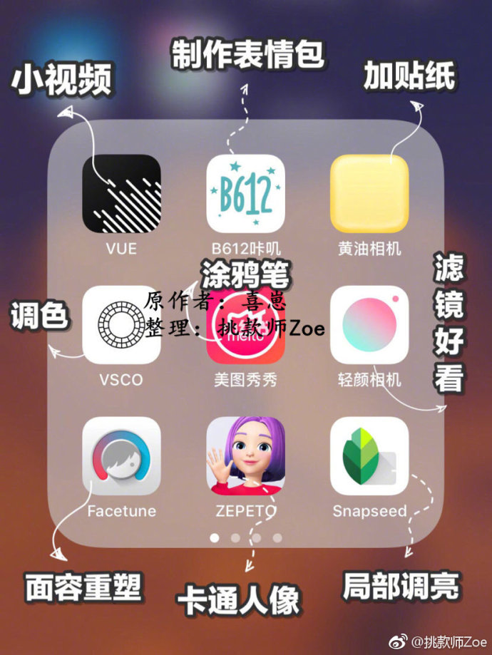 精致女生的自我修养｜日常必备72个超好用APP推荐
把平时经常用到的App都整理到了一起，具体功能图中都有标注，分享给各位宝宝们~希望你们都喜欢啦~
cr:喜崽