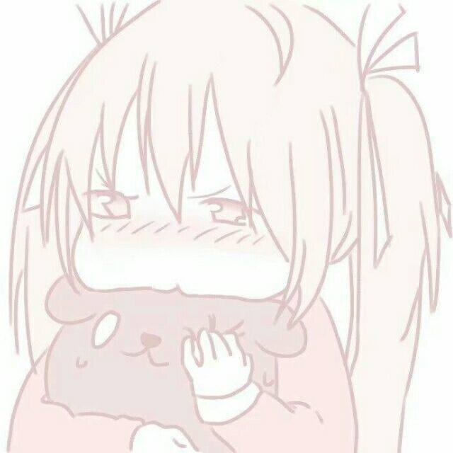 动漫女头像可爱粉色