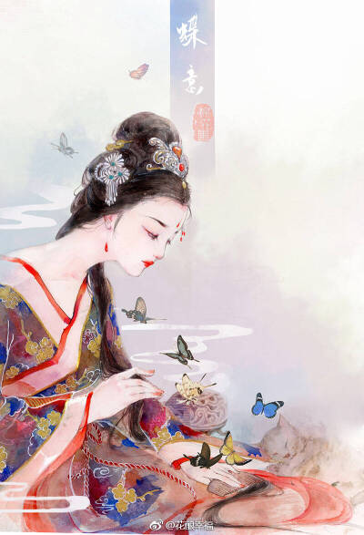 〔 古风手绘美人 〕 作者' 棉花圃