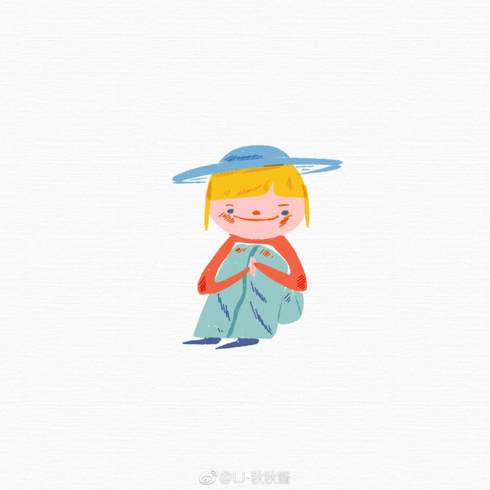 Q萌 小女生的日常 手帐素材 插画 手绘 彩绘 头像 壁纸
微博：LJ_秋秋酱