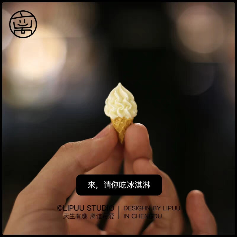 食玩彩陶，迷你甜点棒棒哒~