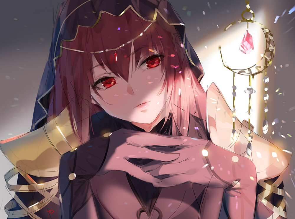 Fate/Grand Order 斯卡哈 绘师：YD（p id=853087） 本作品id=72781199