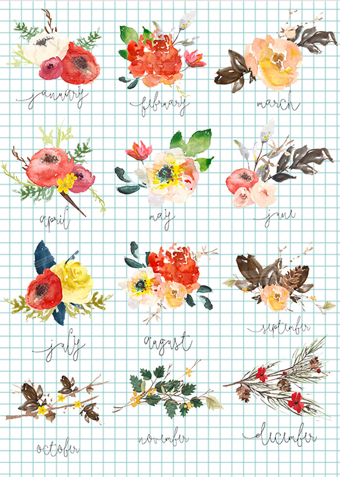 S016 手帐贴纸打印 Monk贴纸 日付 月份／星期（）