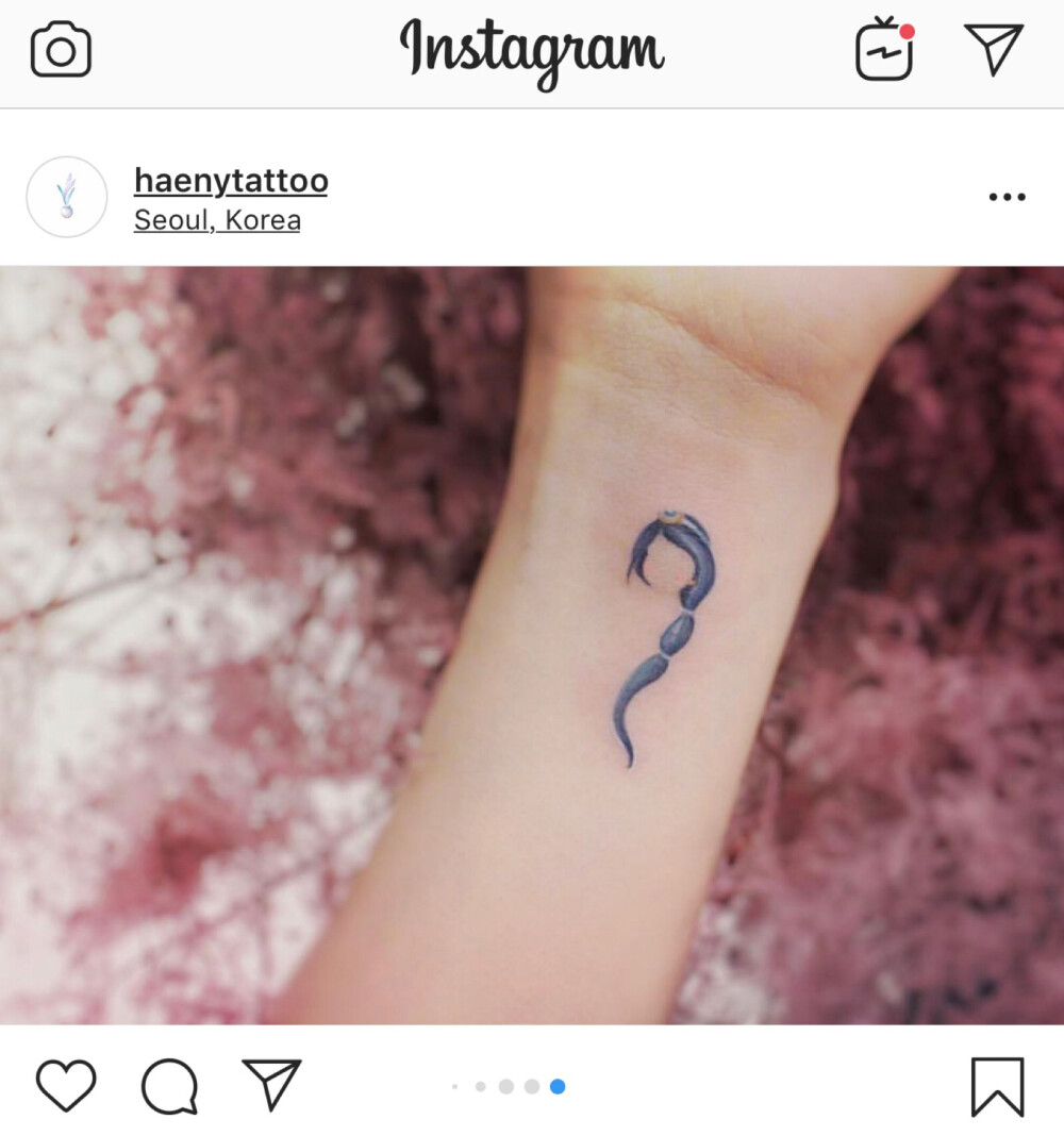 Tattoo from ins.