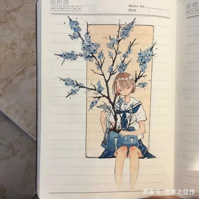 水彩画（格子本）