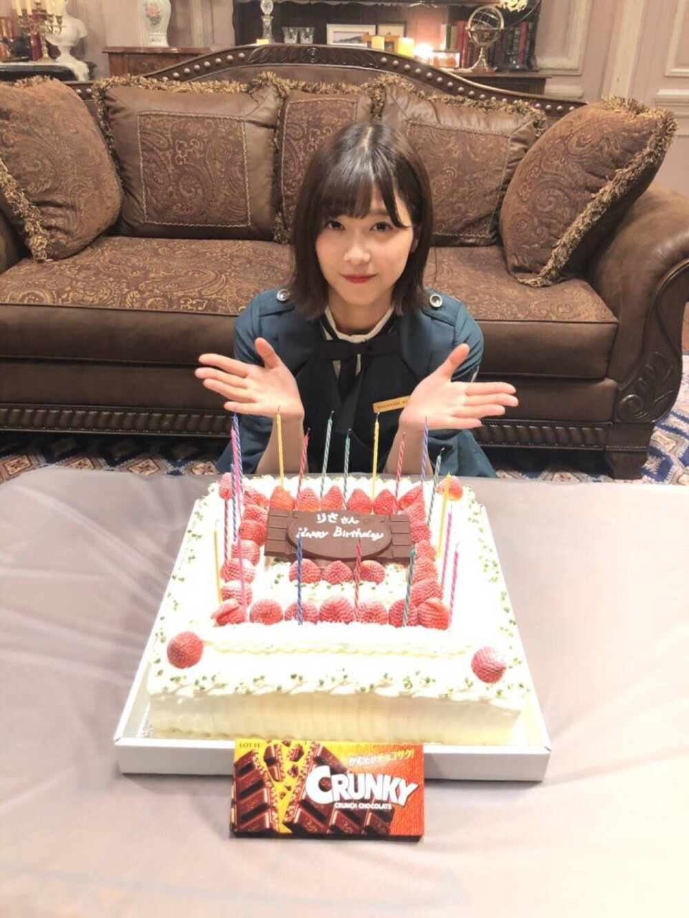 #渡边理佐[超话]##渡邉理佐#
180902 blog 金木犀。 ​​​