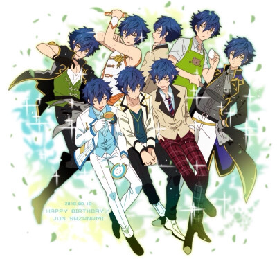 偶像梦幻祭（Ensemble stars）
漣ジュン/涟纯
可爱涟全衣装～（不含Saga