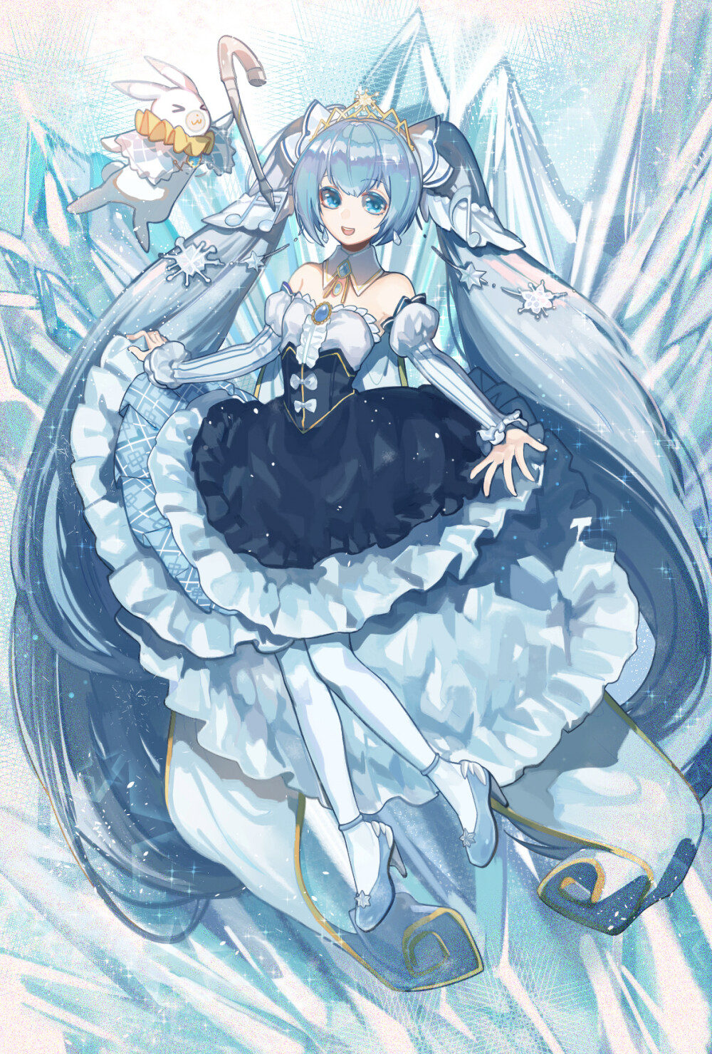 雪降初音未来图片