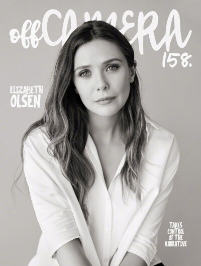 奥妹Elizabeth Olsen「Off Camera」杂志封面及写真