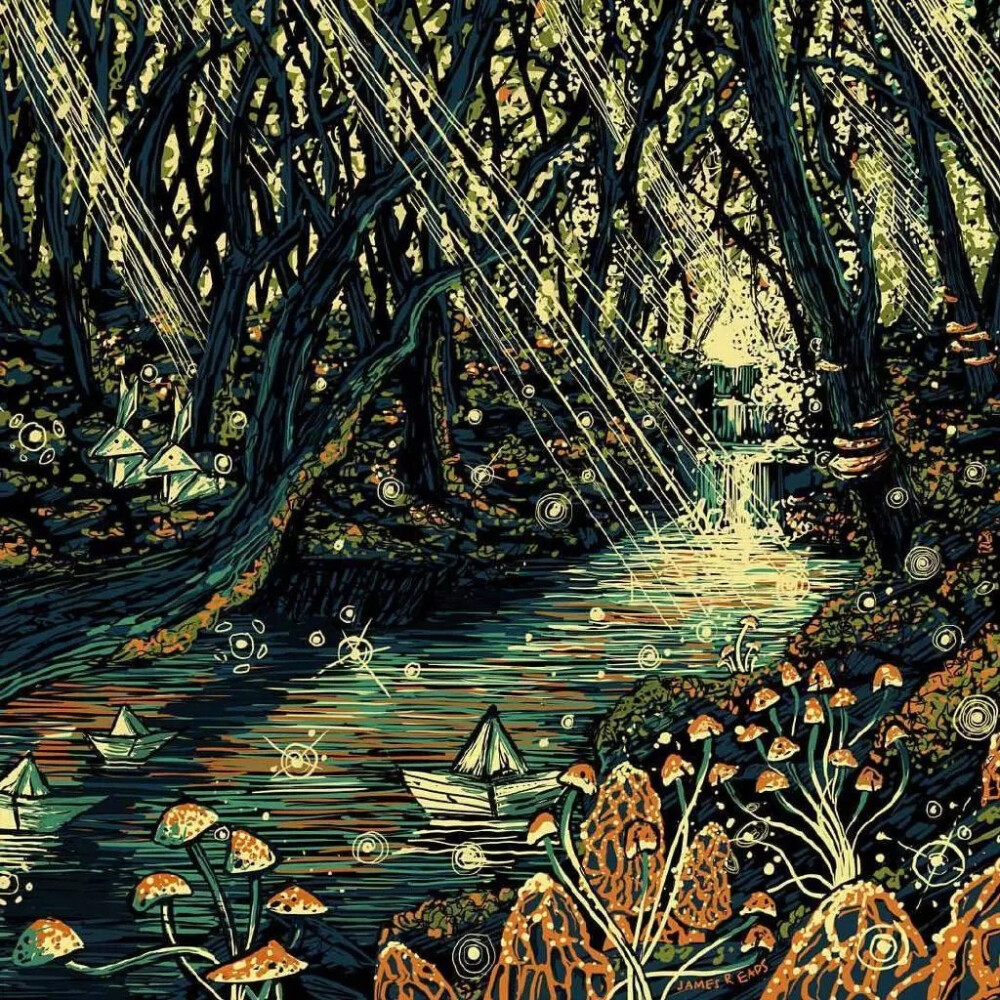 美国插画师 JAMES R. EADS 绘画作品