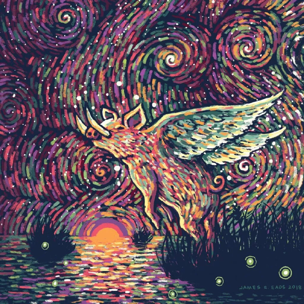 美国插画师 JAMES R. EADS 绘画作品