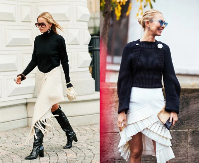 听说再挑剔的时髦精，都会有一件黑色毛衣。黑色毛衣想要穿得好，选好款以及get到搭配技巧就显得尤为重要。贴心的佳哥为大家准备了一些时髦tips，学起来就能赢很大咯！
