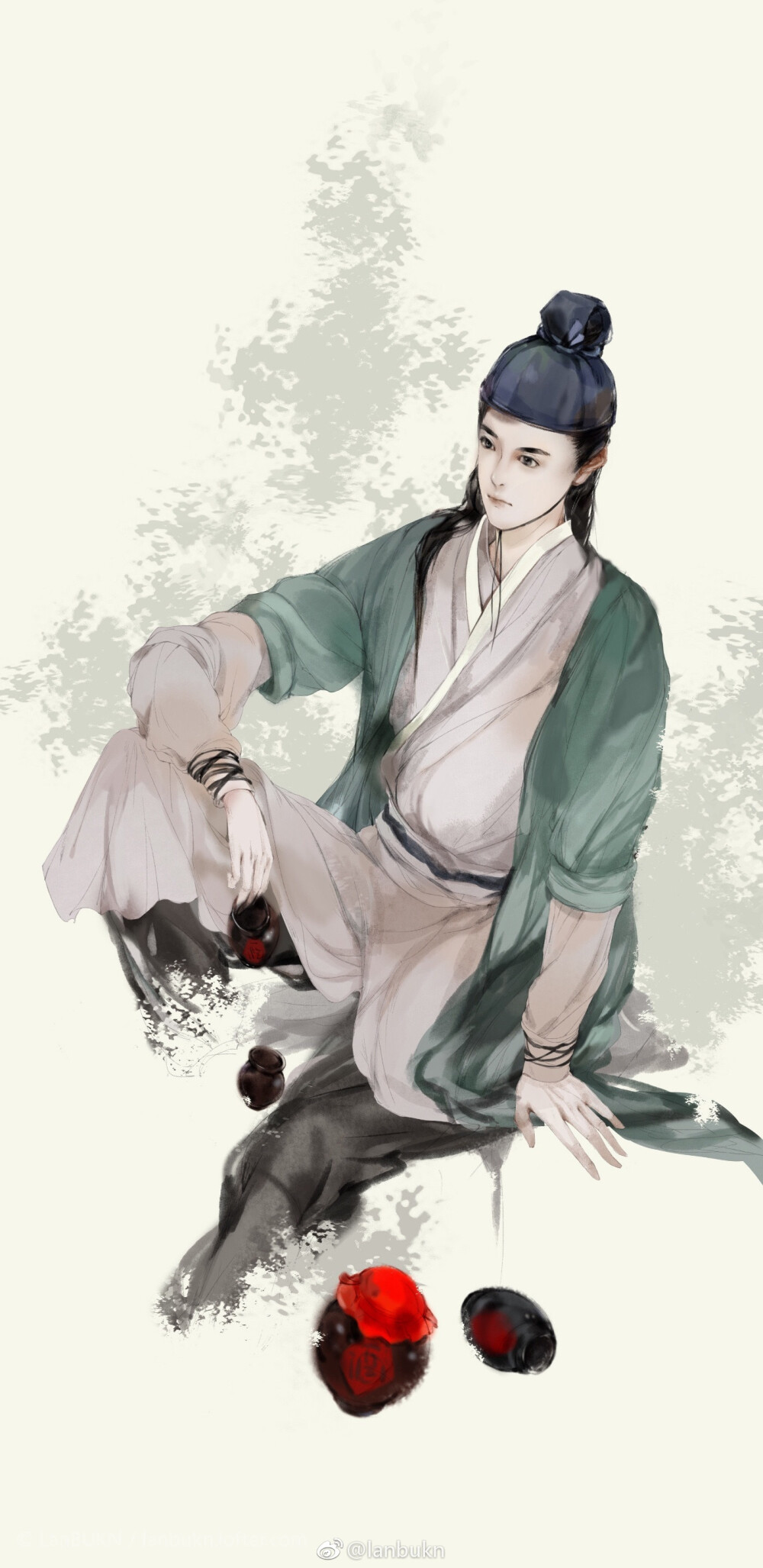 （古风美男）绘师：LanBukn