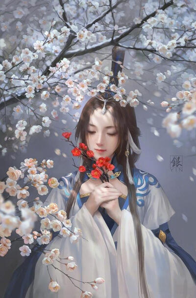 泼墨挥毫做古韵，妙手执笔绘丹青！ by：银色骐骥