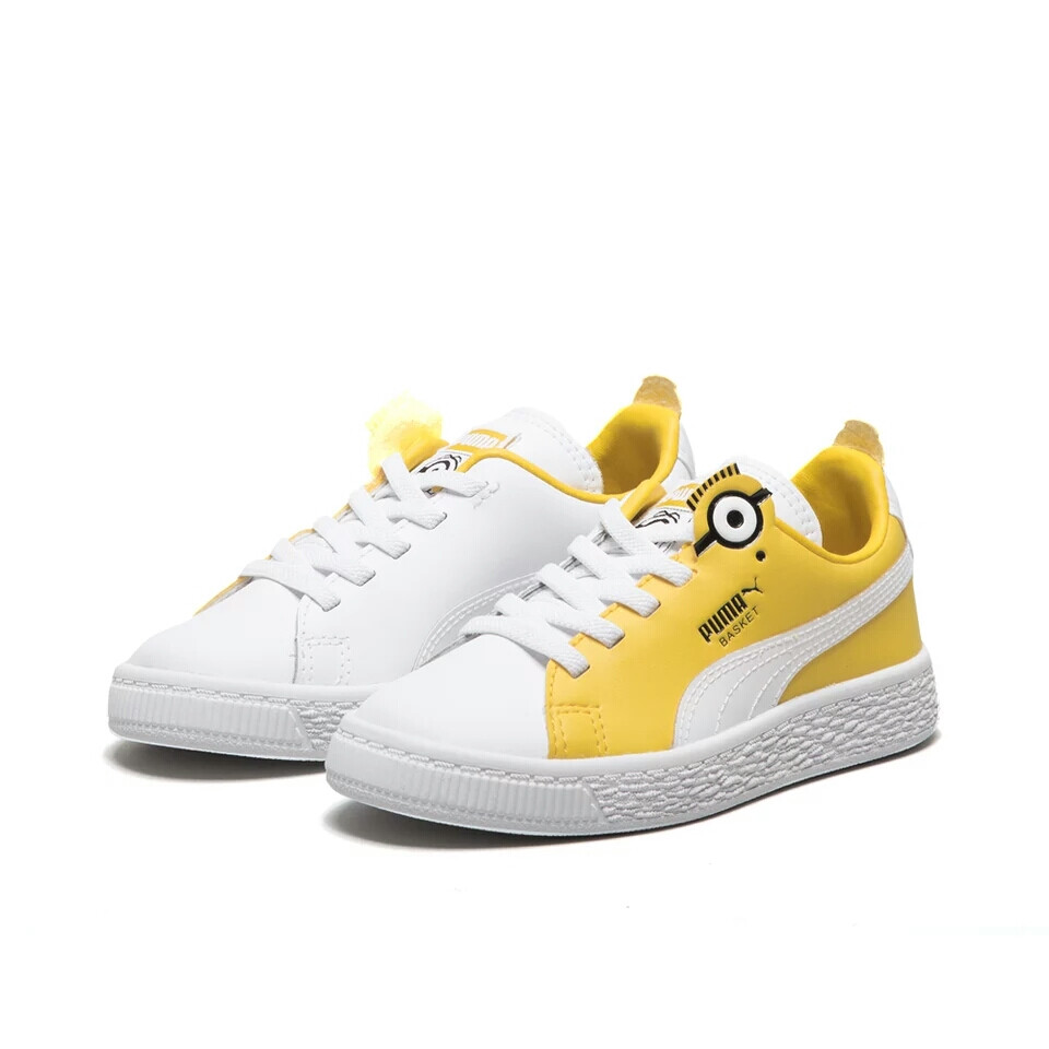 PUMA彪马官方 儿童休闲鞋 PUMA X MINIONS Basket 366562