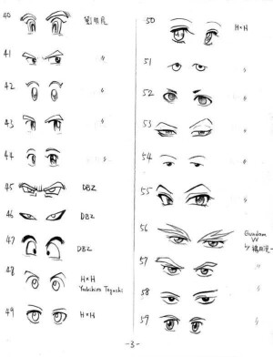 150款动漫眼睛的绘画