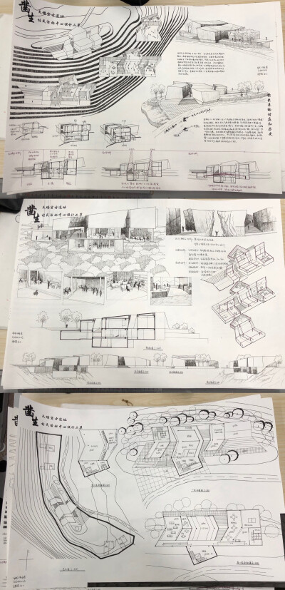 大三上建筑设计2课程设计之村民活动中心二草