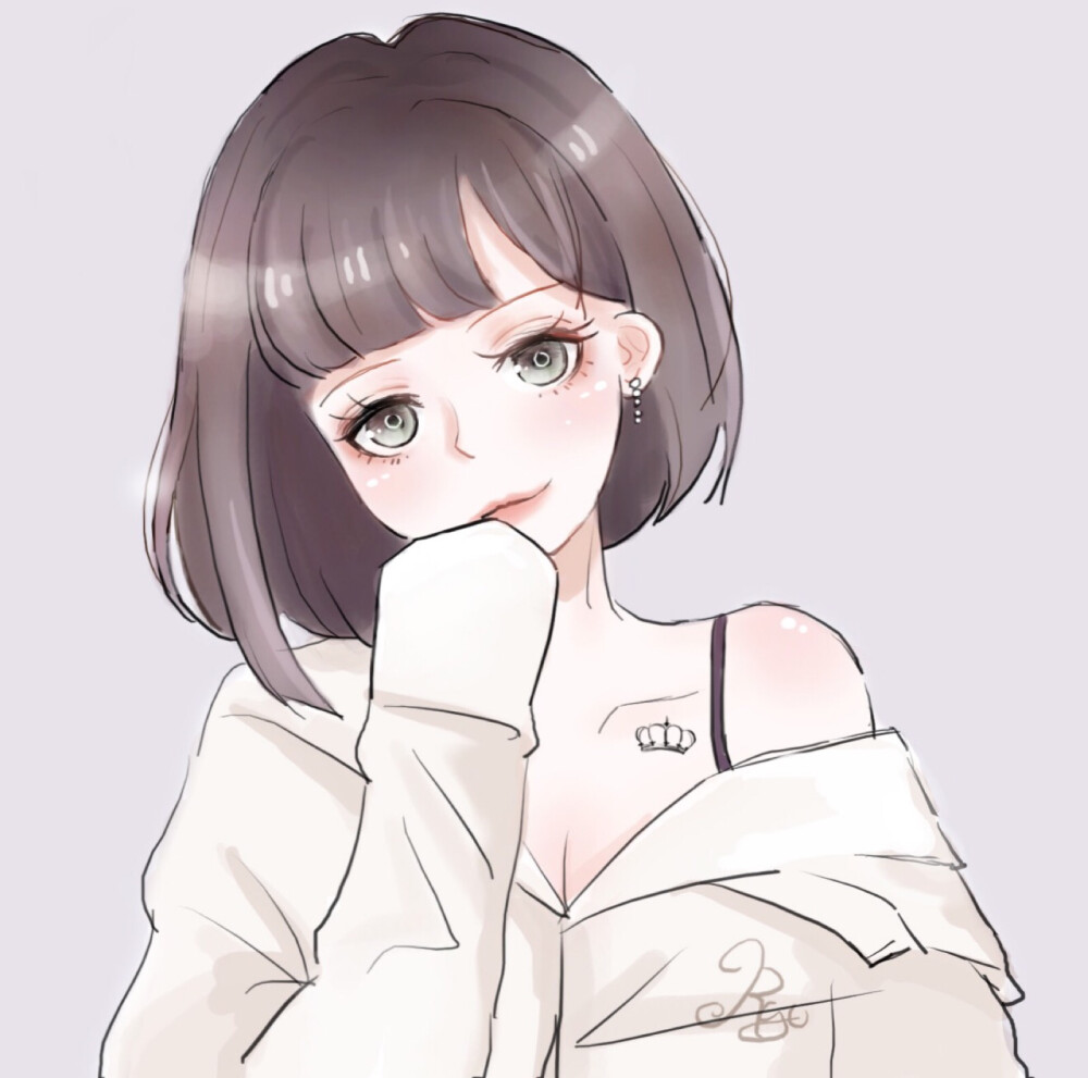 动漫 少女 头像 插画 壁纸