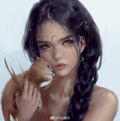 魔幻插画设计，来自插画师WLOP 