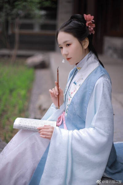 【踏云馆】福如东海仿花罗长比甲