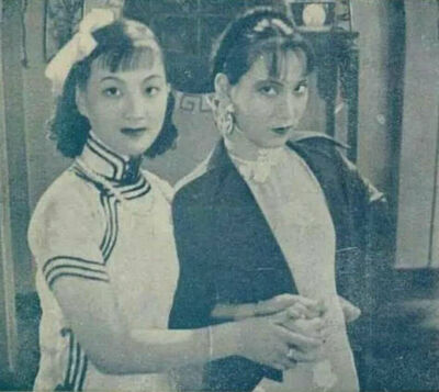 1936年《狂欢之夜》
女二号周璇与女主角胡萍