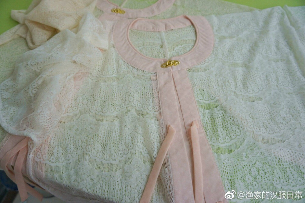 【渔家的汉服日常】蕾丝明制圆领方领半袖 
