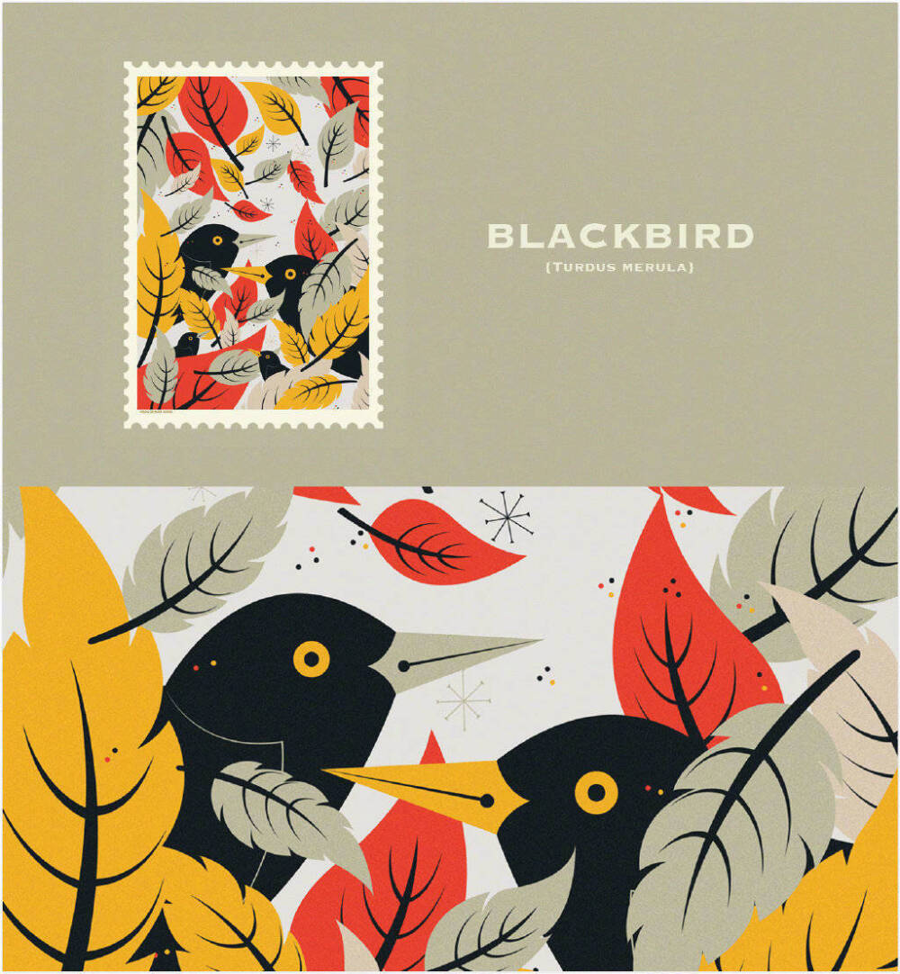 动物系列邮票设计 （cr.Neil Stevens）