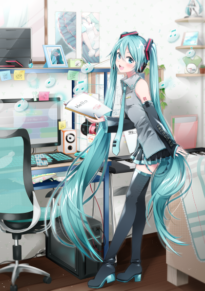 VOCALOID 初音未来 绘师：あごなすび（p id=5718940） 本作品id=72868322